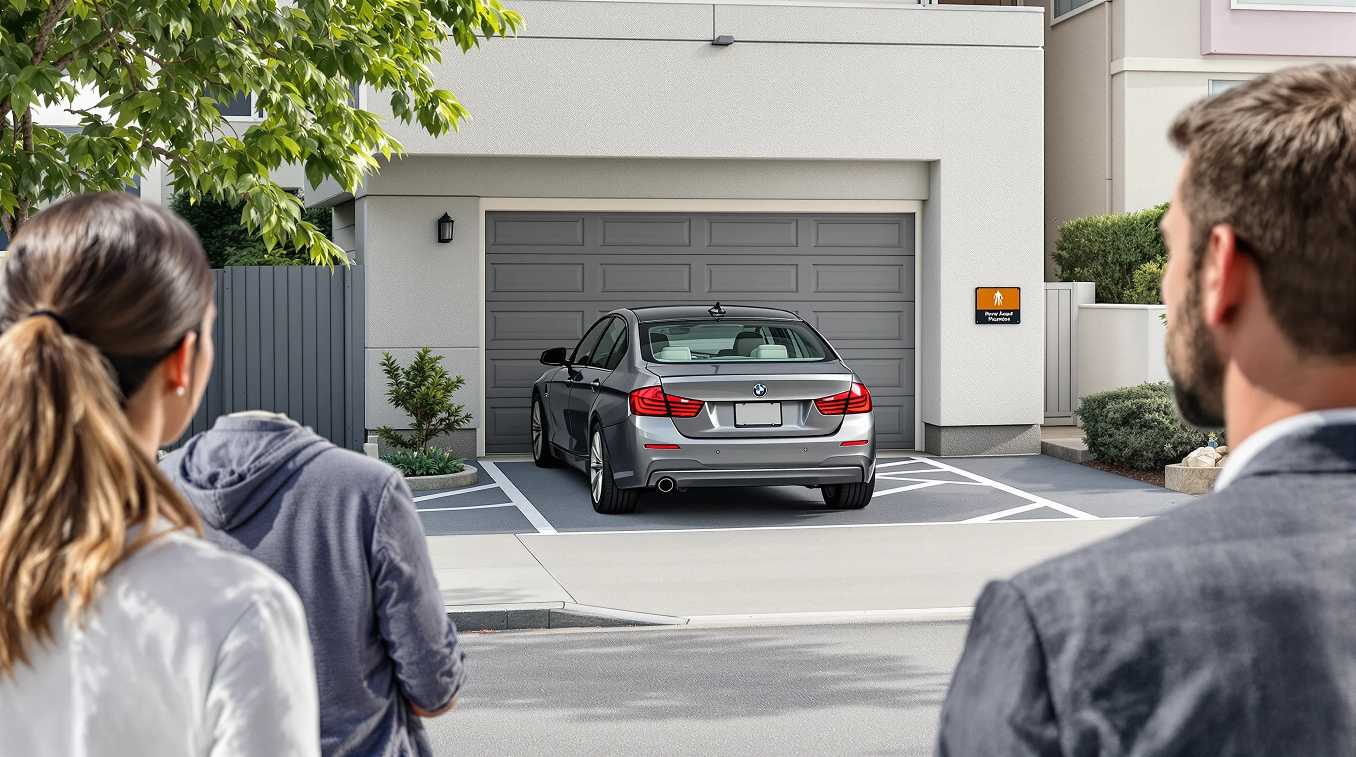 Peut-on se garer devant son garage : la règle à connaître pour éviter l’amende